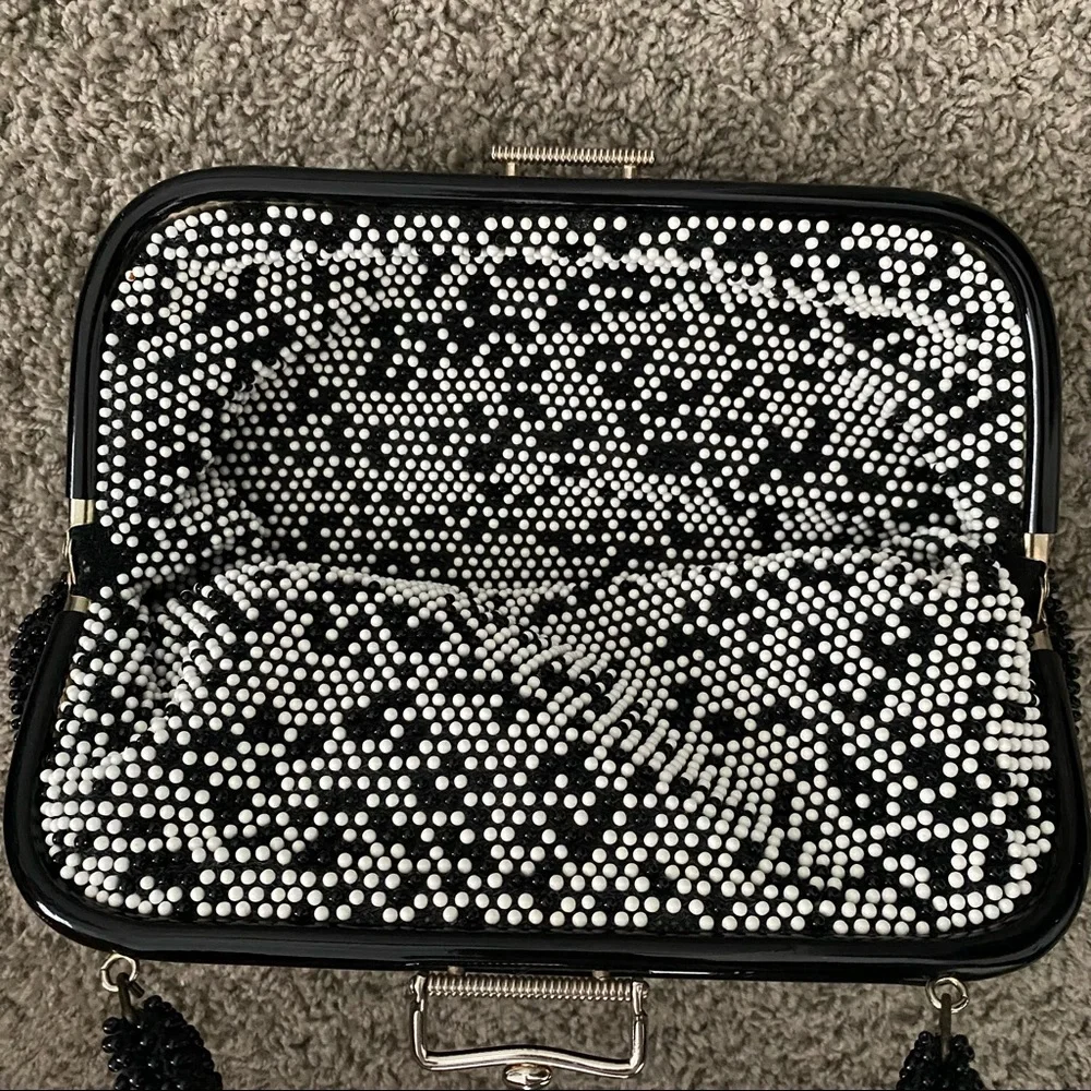 Vintage Reversible Beaded Handbag Purse - Picture 11 of 15